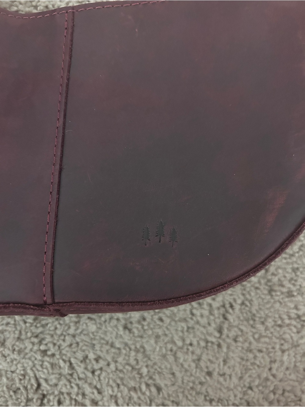 Merlot Nora Crescent Bag - Picture 5 of 5